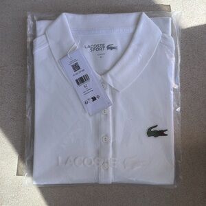 Women polo shirt Lacoste, white